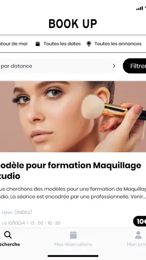BOOK UP - Réservation modèles screenshot