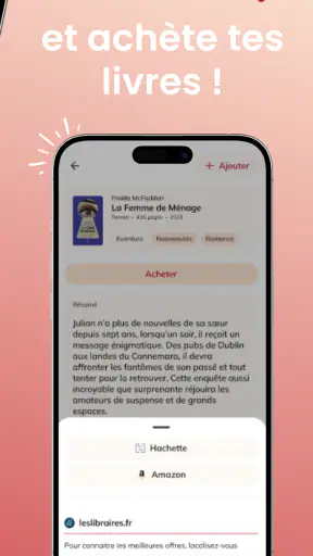 Booklink screenshot