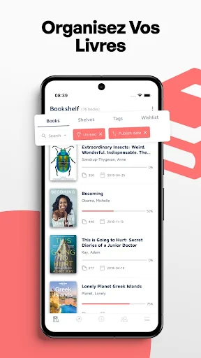 Bookshelf-Your virtual library screenshot