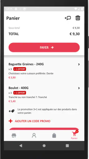 Boulangerie Sophie LEBREUILLY screenshot