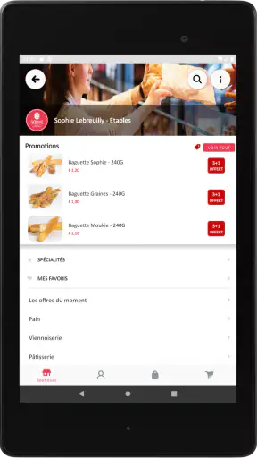 Boulangerie Sophie LEBREUILLY screenshot