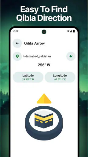 Boussole Qibla-Qibla Direction screenshot