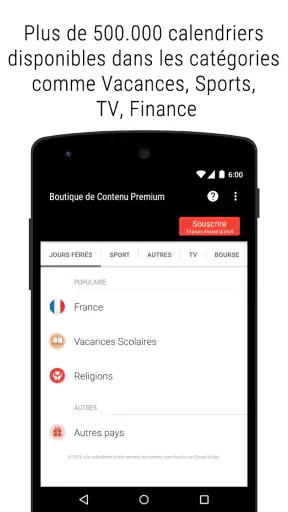Boutique de Contenu Premium screenshot