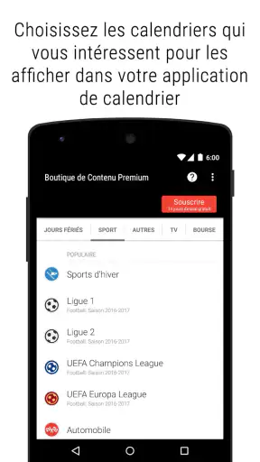 Boutique de Contenu Premium screenshot