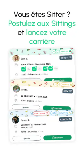 Bsit, l'app de babysitting screenshot
