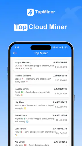 BTC Cloud Mining : TapMiner screenshot
