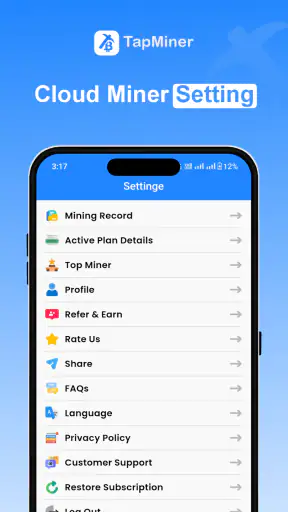 BTC Cloud Mining : TapMiner screenshot