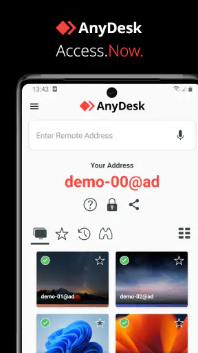 Bureau à distance AnyDesk screenshot