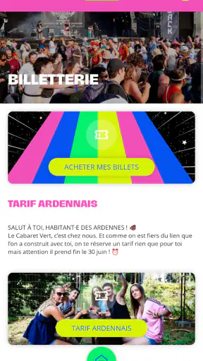 Cabaret Vert 2026 screenshot