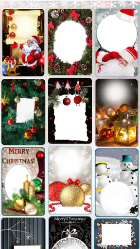 Cadres photo de Noël screenshot