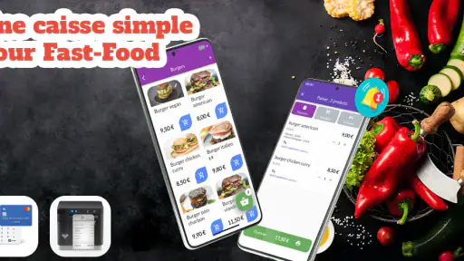 Caisse enregistreuse fast-food screenshot