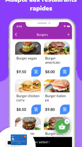 Caisse enregistreuse fast-food screenshot