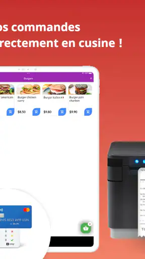 Caisse enregistreuse fast-food screenshot