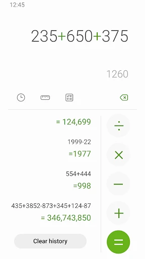 Calculatrice de Samsung screenshot