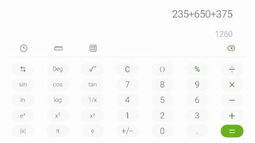 Calculatrice de Samsung screenshot
