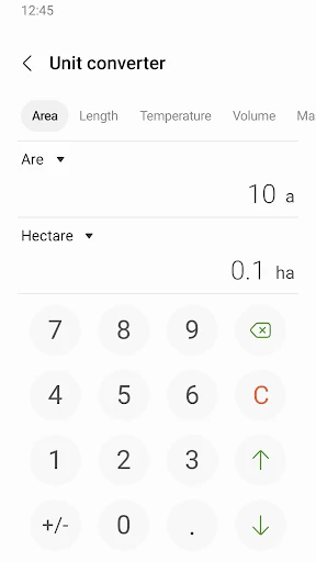 Calculatrice de Samsung screenshot