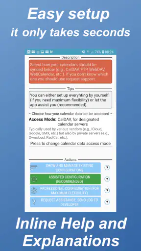 CalendarSync - CalDAV and more screenshot