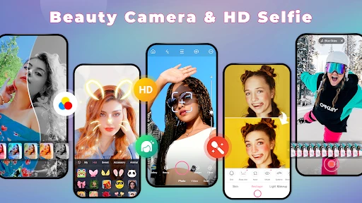 Caméra Beauté - Selfie,Éditeur screenshot