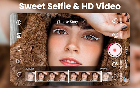 Caméra de beauté: caméra douce screenshot