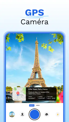 Caméra de carte GPS screenshot