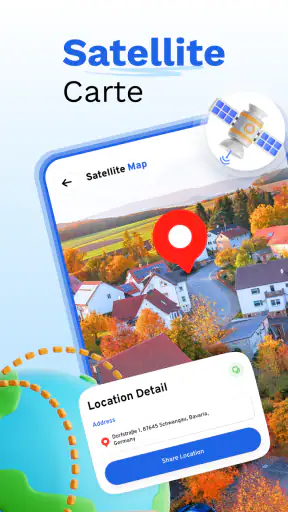 Caméra de carte GPS screenshot