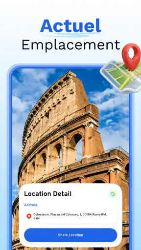 Caméra de carte GPS screenshot