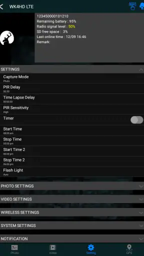 Camera Trap Wireless screenshot