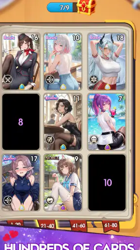 Cards of Waifu: Collect & Duel screenshot