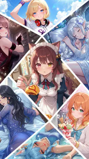 Cards of Waifu: Collect & Duel screenshot