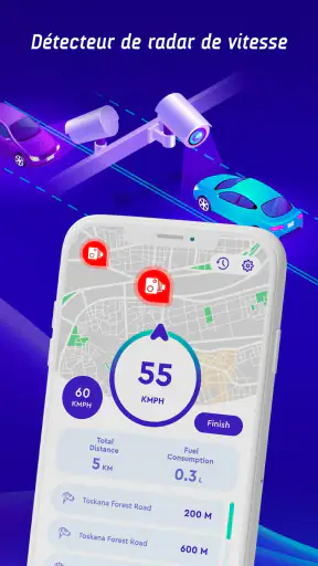 Cartes hors ligne, GPS screenshot
