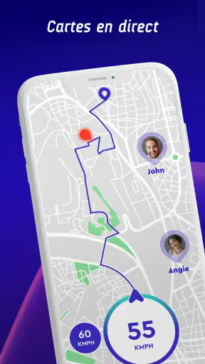 Cartes hors ligne, GPS screenshot