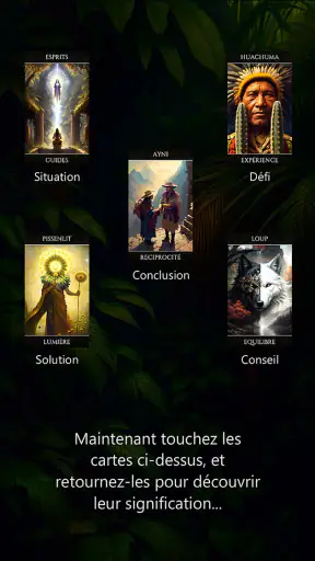 Cartes Oracle Chamaniques screenshot