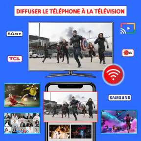 Caster le téléphone sur la tv screenshot