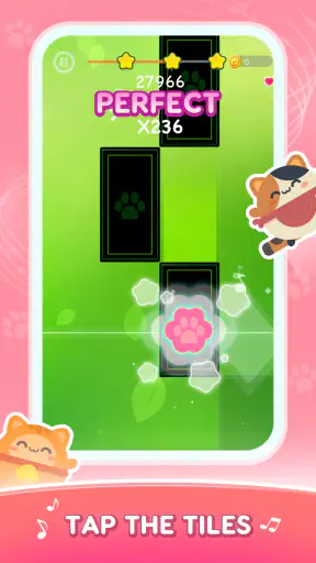 Cat Piano Tiles: Jeux de piano screenshot
