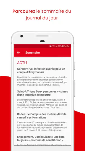 Centre Presse Aveyron, Le Jour screenshot