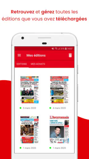 Centre Presse Aveyron, Le Jour screenshot