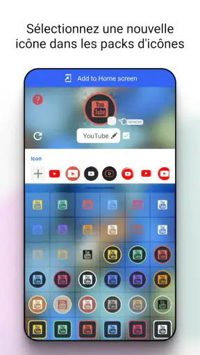 Changeur d'icône screenshot