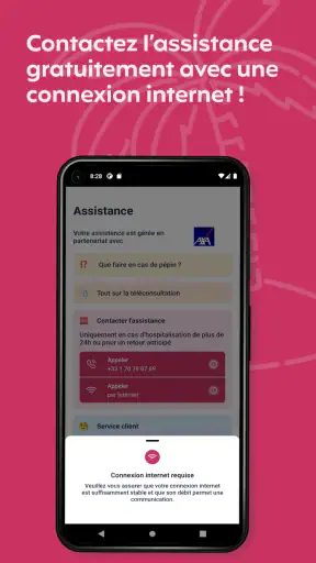 Chapka, assurance voyage screenshot