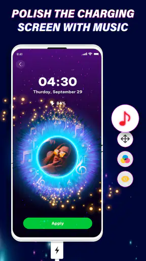 Charge batterie animation 4D screenshot