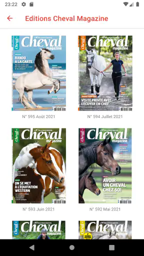 Cheval Magazine screenshot