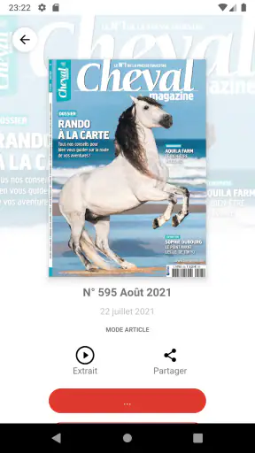 Cheval Magazine screenshot
