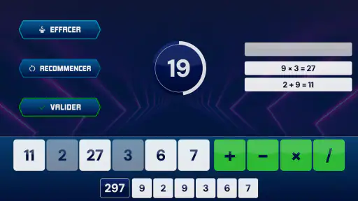 Duels de Mots et de Calculs screenshot