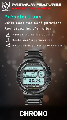 Chrono Watch Face screenshot