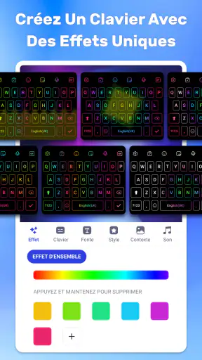 Clavier LED - Clavier néon screenshot