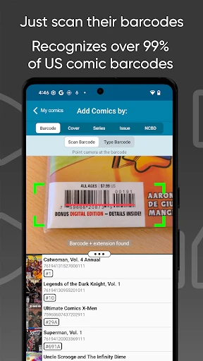 CLZ Comics - base de données screenshot