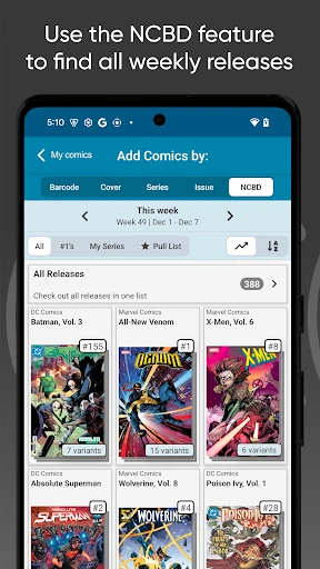 CLZ Comics - base de données screenshot