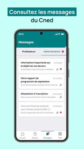 Cned screenshot