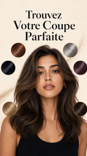 Coiffures & Couleur Cheveux IA screenshot