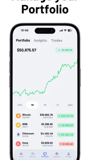 Coin Portfolio: Crypto Tracker screenshot