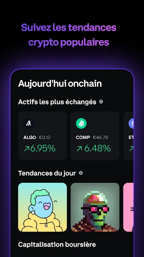Coinbase Wallet: NFT et crypto screenshot